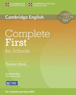 Abbildung von Complete First for Schools. Teacher's Book | 1. Auflage | 2014 | beck-shop.de