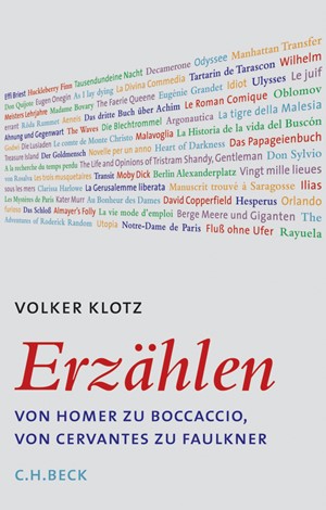 Cover: Volker Klotz, Erzählen