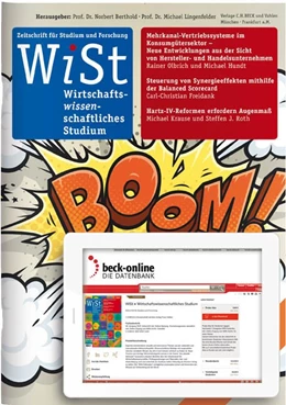 Abbildung von WiSt • Wirtschaftswissenschaftliches Studium | 47. Auflage | 2022 | beck-shop.de