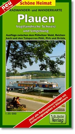 Abbildung von Radwander- und Wanderkarte Plauen, Vogtländische Schweiz und Umgebung 1 : 35 000 | 3. Auflage | 2014 | beck-shop.de
