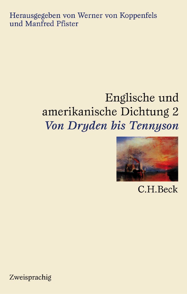 Cover:, Englische Dichtung: Von Dryden bis Tennyson