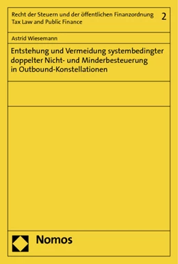 Abbildung von Wiesemann | Entstehung und Vermeidung systembedingter doppelter Nicht- und Minderbesteuerung in Outbound-Konstellationen | 1. Auflage | 2014 | 2 | beck-shop.de