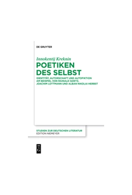 Abbildung von Kreknin | Poetiken des Selbst | 1. Auflage | 2014 | beck-shop.de