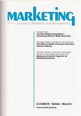 Abbildung von Marketing - ZFP • Journal of Research and Management | 45. Jahrgang / Volume 45 | 2023 | beck-shop.de
