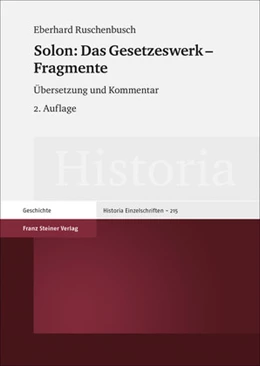 Abbildung von Ruschenbusch (†) / Bringmann | Solon: Das Gesetzeswerk – Fragmente | 2. Auflage | 2014 | 215 | beck-shop.de