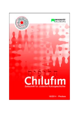 Abbildung von Zentrum für Jüdische Kulturgeschichte der Universität Salzburg | Chilufim 16, 2014 | 1. Auflage | 2014 | 16 | beck-shop.de