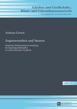 Abbildung von Gerten | Angemessenheit und Steuern | 1. Auflage | 2014 | 17 | beck-shop.de