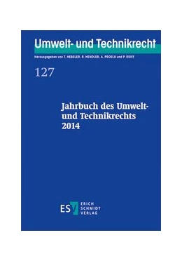 Abbildung von Hebeler / Hendler | Jahrbuch des Umwelt- und Technikrechts 2014 | 1. Auflage | 2014 | 127 | beck-shop.de