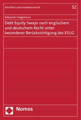 Abbildung von Hagemann | Debt Equity Swaps nach englischem und deutschem Recht unter besonderer Berücksichtigung des ESUG | 1. Auflage | 2014 | 52 | beck-shop.de