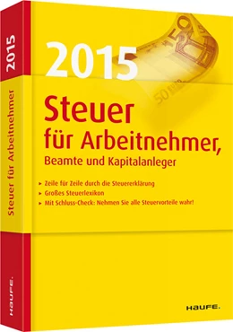Abbildung von Dittmann / Haderer | Steuer 2015 für Arbeitnehmer, Beamte und Kapitalanleger | 20. Auflage | 2014 | 03601 | beck-shop.de