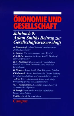 Abbildung von Adam Smith über Ökonomie und Gesellschaft | 1. Auflage | | beck-shop.de