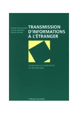 Abbildung von du Pasquier / Oberson | Transmission d'informations à l'étranger | 1. Auflage | 2014 | beck-shop.de