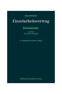 Abbildung von Brühwiler | Einzelarbeitsvertrag | 3. Auflage | 2014 | beck-shop.de