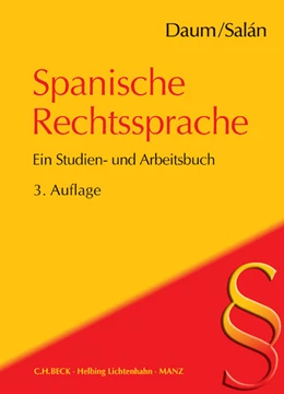 Abbildung von Daum / Salán | Spanische Rechtssprache | 3. Auflage | 2015 | beck-shop.de