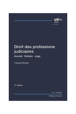 Abbildung von Bohnet | Droit des professions judiciaires | 3. Auflage | 2014 | beck-shop.de