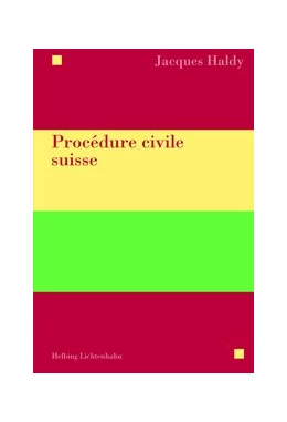 Abbildung von Haldy | Procédure civile suisse | 1. Auflage | 2014 | beck-shop.de