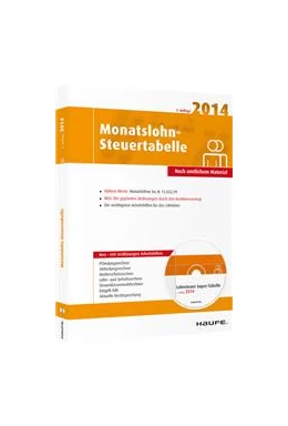 Abbildung von Monatslohn-Steuertabelle 2014 | 1. Auflage | 2014 | beck-shop.de