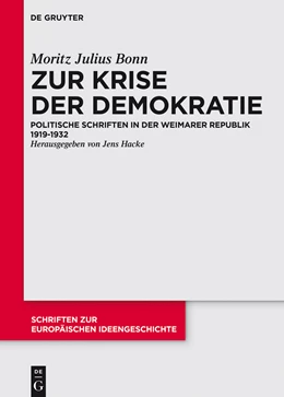 Abbildung von Bonn / Hacke | Ausgewählte politische Schriften | 1. Auflage | 2015 | beck-shop.de