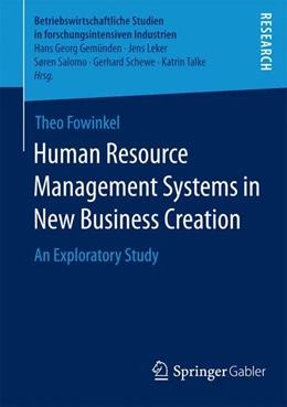 Abbildung von Fowinkel | Human Resource Management Systems in New Business Creation | 1. Auflage | 2014 | beck-shop.de
