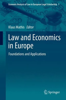 Abbildung von Mathis | Law and Economics in Europe | 1. Auflage | 2013 | beck-shop.de