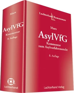 Abbildung von Marx (Hrsg.) | AsylVfG Kommentar zum Asylverfahrensrecht | 8. Auflage | 2014 | beck-shop.de