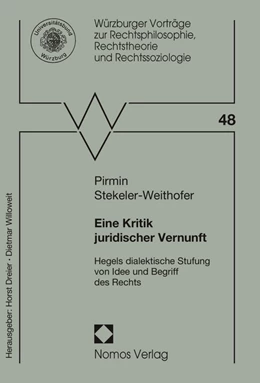Abbildung von Stekeler-Weithofer | Eine Kritik juridischer Vernunft | 1. Auflage | 2014 | 48 | beck-shop.de