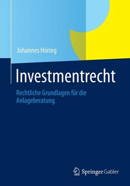 Abbildung von Höring | Investmentrecht | 1. Auflage | 2012 | beck-shop.de