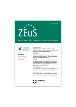 Abbildung von Zeitschrift für europarechtliche Studien - ZEuS | 21. Auflage | 2024 | beck-shop.de