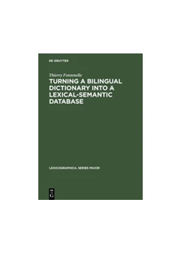 Abbildung von Fontenelle | Turning a Bilingual Dictionary into a Lexical-Semantic Database | 1. Auflage | 2014 | beck-shop.de
