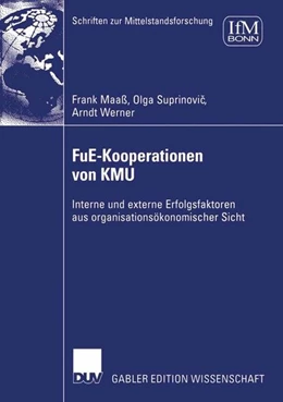 Abbildung von Maaß / Suprinovic | FuE-Kooperationen von KMU | 1. Auflage | 2009 | beck-shop.de