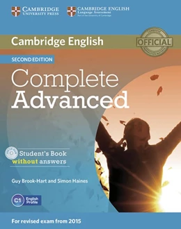 Abbildung von Complete Advanced - Second edition. Student's Book without answers with CD-ROM | 1. Auflage | 2014 | beck-shop.de