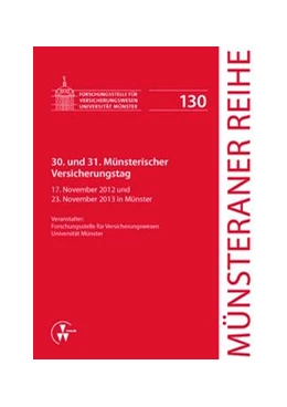 Abbildung von Dörner / Ehlers | 30. und 31. Münsterischer Versicherungstag | 1. Auflage | 2014 | 130 | beck-shop.de