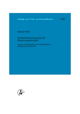 Abbildung von Deutsch / Herber | Betriebsrentenanpassung und Berechnungsdurchgriff | 1. Auflage | 2014 | 119 | beck-shop.de