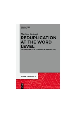 Abbildung von Kallergi | Reduplication at the Word Level | 1. Auflage | 2015 | beck-shop.de