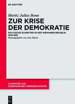 Abbildung von Bonn / Hacke | Ausgewählte politische Schriften | 1. Auflage | 2015 | beck-shop.de