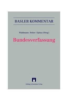 Abbildung von Waldmann / Belser | Bundesverfassung | 1. Auflage | 2015 | beck-shop.de