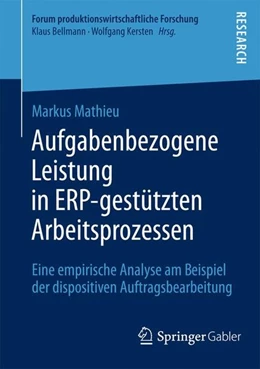 Abbildung von Mathieu | Aufgabenbezogene Leistung in ERP-gestützten Arbeitsprozessen | 1. Auflage | 2014 | beck-shop.de