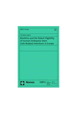 Abbildung von Ugurlu | Bioethics and the Patent Eligibility of Human Embryonic Stem Cells-Related Inventions in Europe | 1. Auflage | 2014 | beck-shop.de