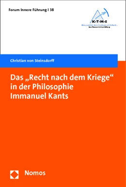 Abbildung von von Steinsdorff | Das ,Recht nach dem Kriege' in der Philosophie Immanuel Kants | 1. Auflage | 2014 | 38 | beck-shop.de