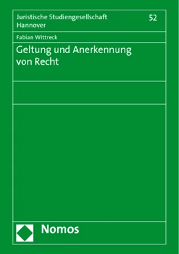Abbildung von Wittreck | Geltung und Anerkennung von Recht | 1. Auflage | 2014 | 52 | beck-shop.de