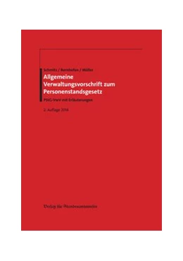 Abbildung von Bornhofen / Müller | Allgemeine Verwaltungsvorschrift zum Personenstandsgesetz | 2. Auflage | 2014 | beck-shop.de
