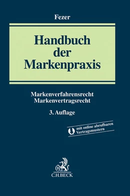 Abbildung von Fezer | Handbuch der Markenpraxis | 3. Auflage | 2016 | beck-shop.de