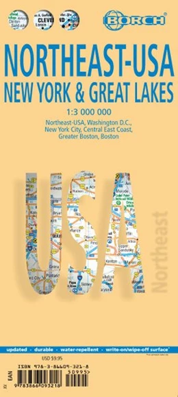 Abbildung von Northeast-USA 5. New York & the Great Lakes 1 : 3 000 000 + City Maps | 13. Auflage | 2019 | beck-shop.de