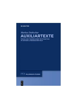 Abbildung von Dubischar | Auxiliartexte | 1. Auflage | 2025 | 81 | beck-shop.de