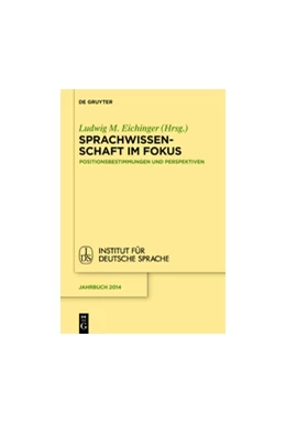 Abbildung von Eichinger | Sprachwissenschaft im Fokus | 1. Auflage | 2015 | 2014 | beck-shop.de