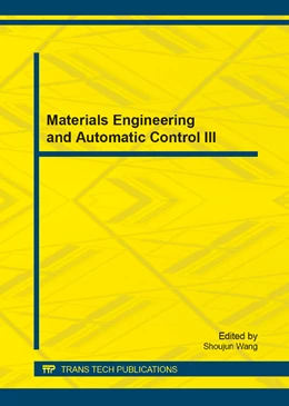 Abbildung von Wang | Materials Engineering and Automatic Control III | 1. Auflage | 2014 | beck-shop.de