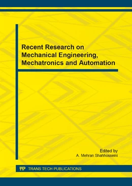 Abbildung von Shahhosseini | Recent Research on Mechanical Engineering, Mechatronics and Automation | 1. Auflage | 2014 | beck-shop.de