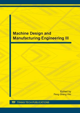 Abbildung von Wei | Machine Design and Manufacturing Engineering III | 1. Auflage | 2014 | beck-shop.de