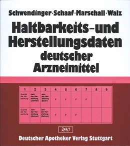 Abbildung von Marschall-Kunz / Walz-Schreiber | Haltbarkeits- und Herstellungsdaten deutscher Arzneimittel | 1. Auflage | | beck-shop.de