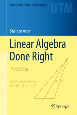 Abbildung von Axler | Linear Algebra Done Right | 3. Auflage | 2014 | beck-shop.de